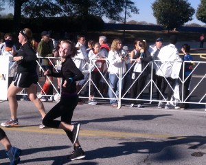 My first half marathon in November 2011