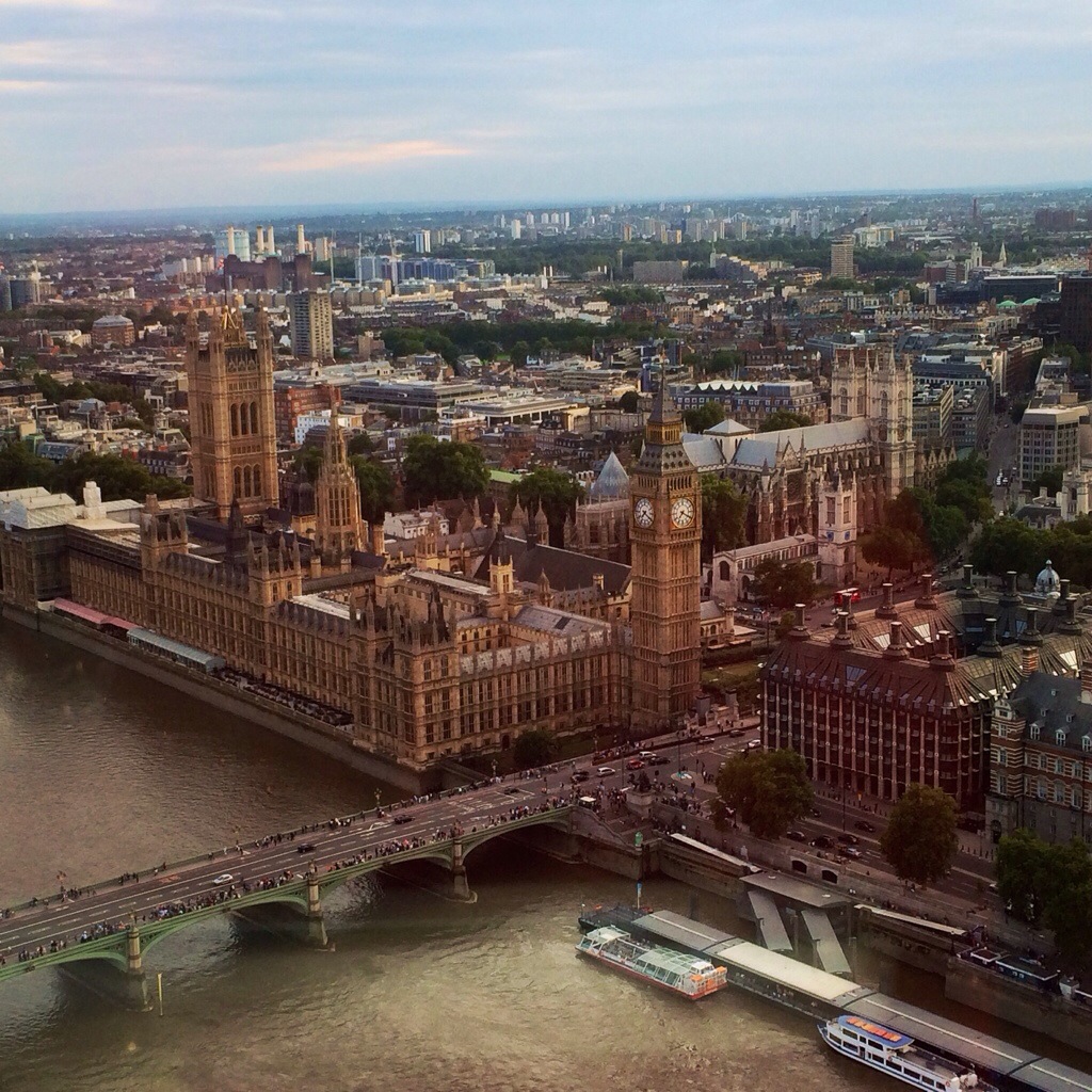 London eye view